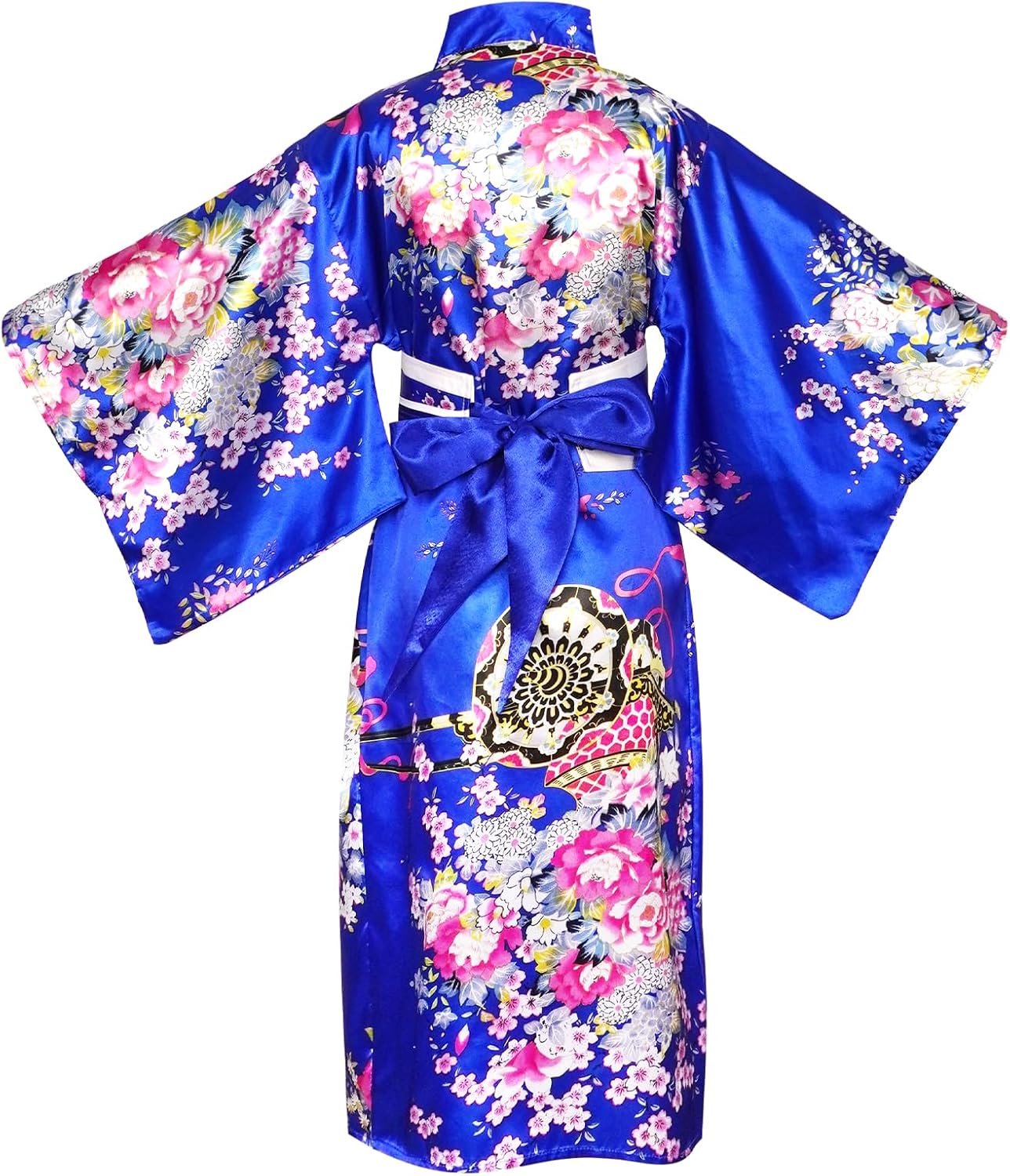 Japanese Kimono Dress for Girls Kids Anime Cosplay Costume Fancy Robe Halloween Party Kimono Outfit 5pcs - Image 6