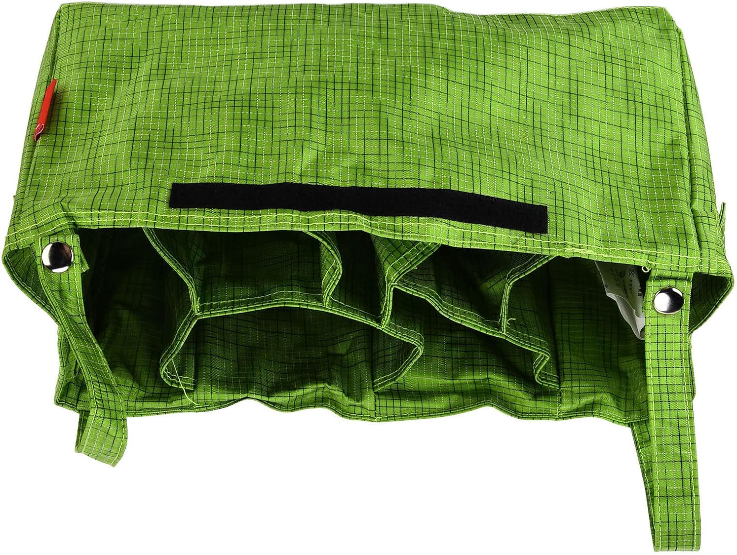 Pilipane Baby Stroller Organizer Multifunctional Hanging Storage Bag with Multiple Compartments for Baby Stroller Accessories Polyester Material 34x18x14cm (Fruit green)