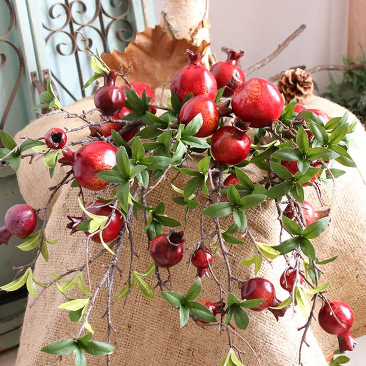 Tiges de fleurs artificielles pour décoration de vacances et maison