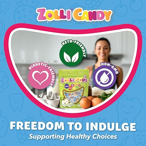 Vista 17 de Zollipops Clean Teeth - Paletas, sabor durazno, 3.1 onzas