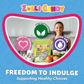 Zollipops Clean Teeth Pops, Sugar-Free, Green Apple Flavor, 3.1 oz