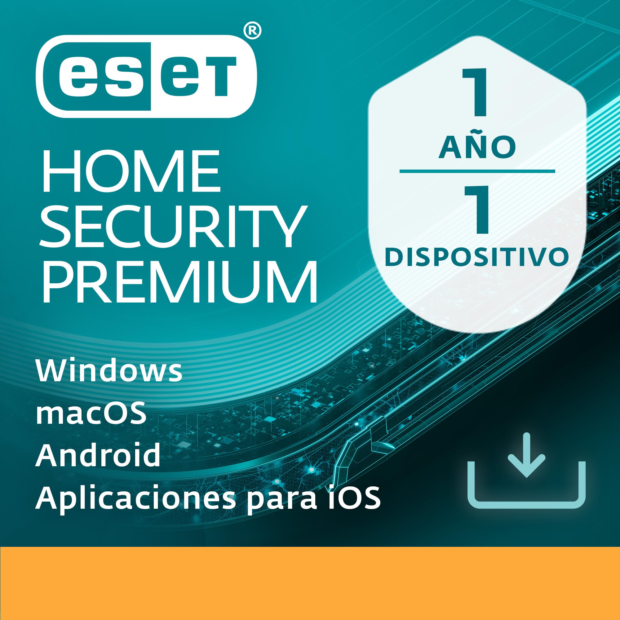 ESET HOME Security Premium 2026 | 1 dispositivo | 1 año | Cortafuegos, VPN, Cifrado de datos | Windows, macOS, Android, iOS