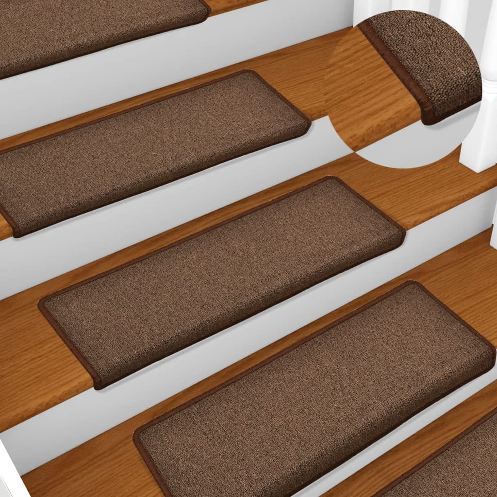 Teph Stufenmatten pack de 15 alfombrillas antideslizantes de escalera