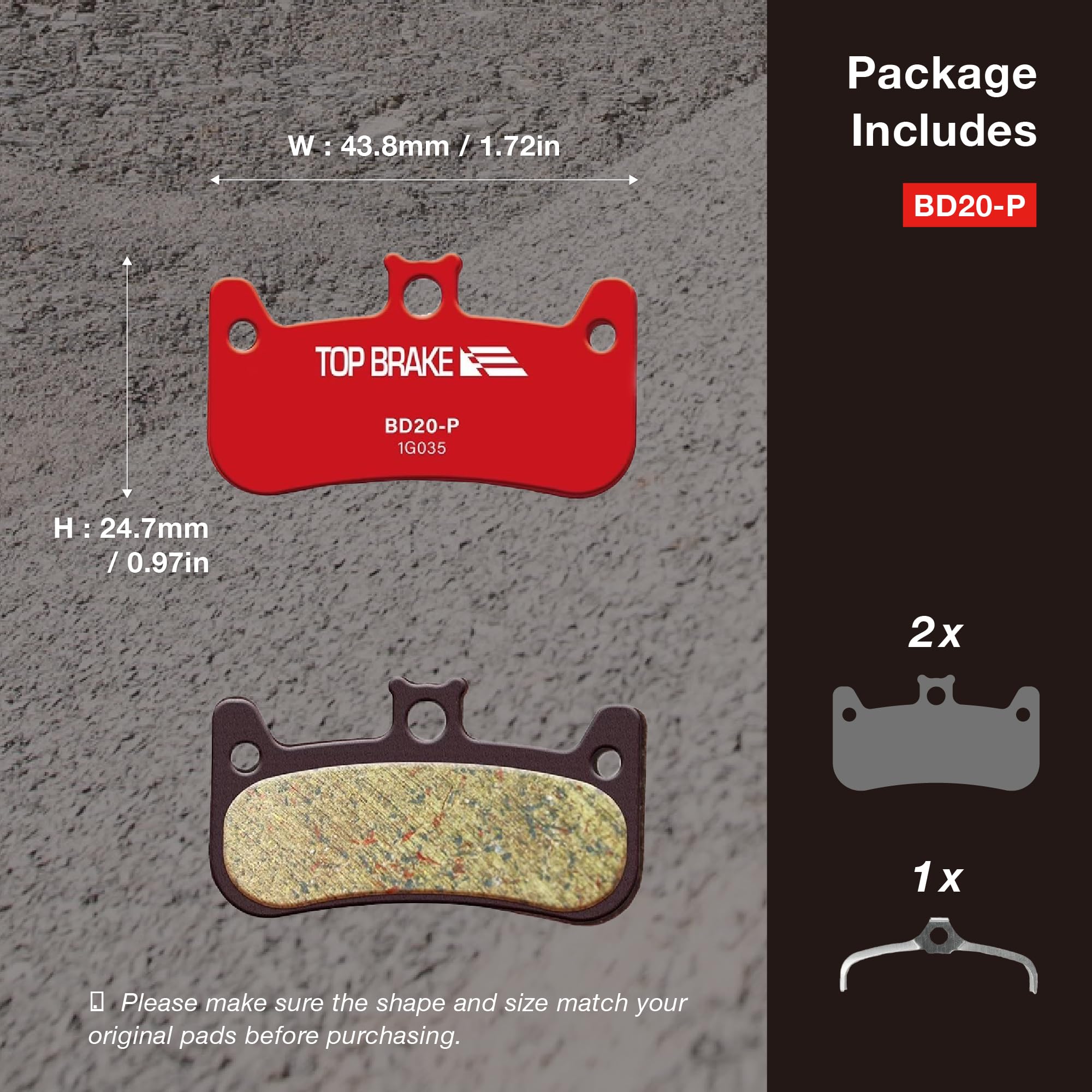TOP BRAKE Pastiglie freno a disco compatibili con Formula Cura 4 | MTB/eMTB/Downhill/Trail/All Mountain/Enduro Race/Ciclismo