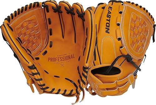 Vista 102 de Easton Guantes de sóftbol de lanzamiento rápido de la colección profesional Tamaños 11.5" - 13" Múltiples estilos Tela tejida dividida