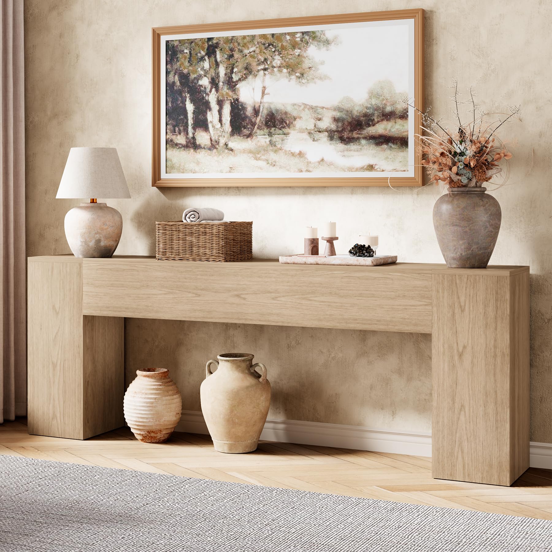 Best Console Table for Living Room 2026: 5 Picks 3 YourCozyUpgradeAwaits Epecoya 86-Inch Console Table for Living Room, Farmhouse E — product photo