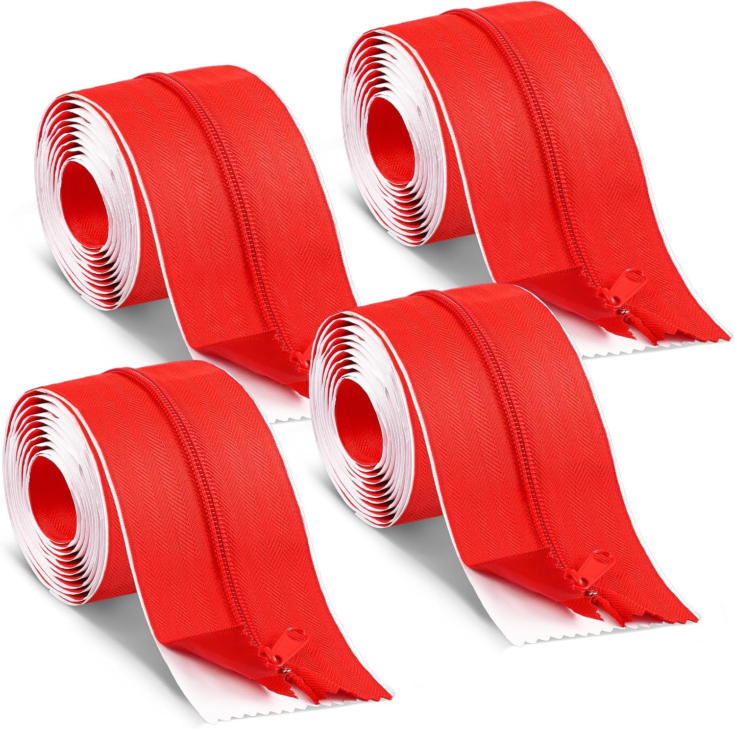 XunYee 7 Ft x 3 Inches Heavy Duty Zipper for Dust Barriers