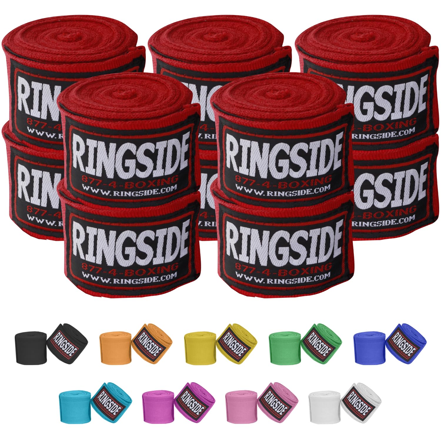 Ringside Mexican Style Boxing Hand Wraps 180"