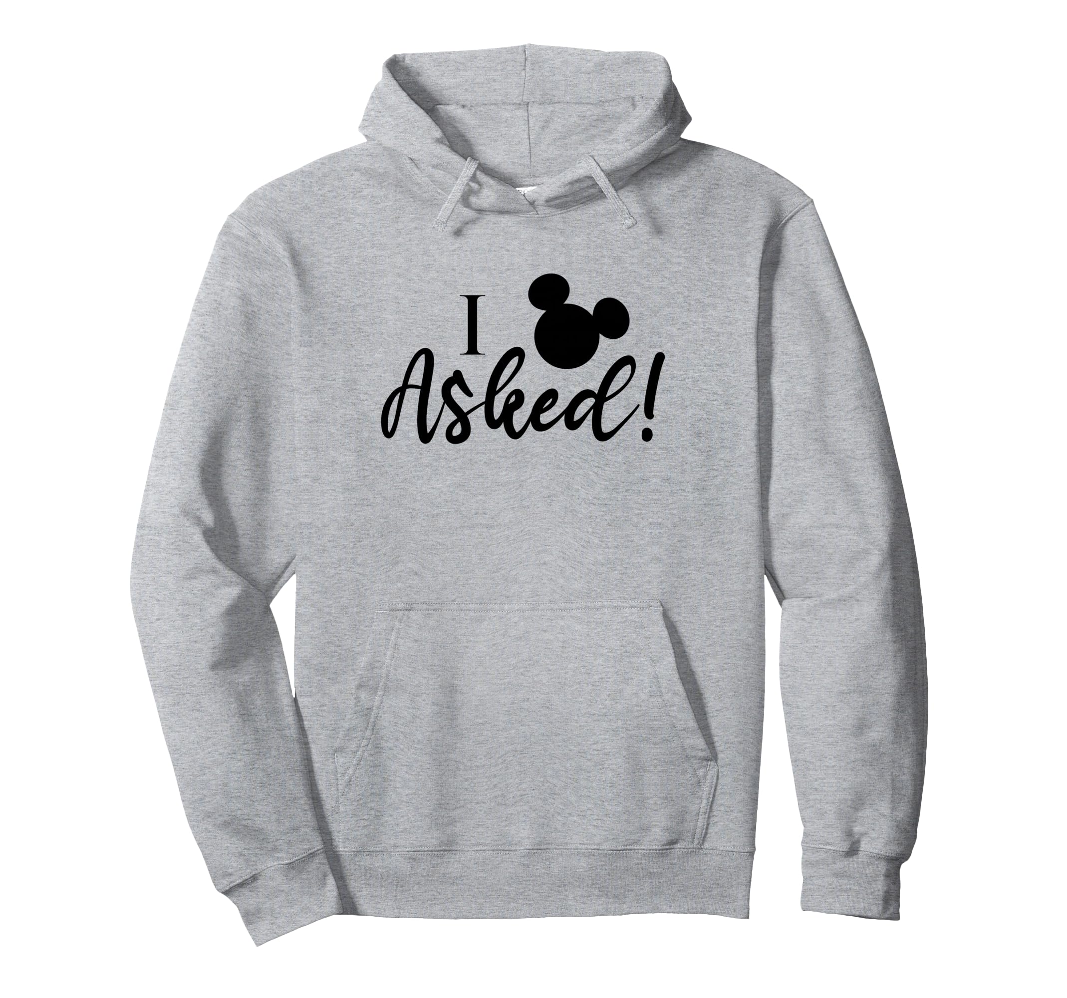 Sweat à capuche Mickey Disney de mariage blanc : sweat I Asked - 2