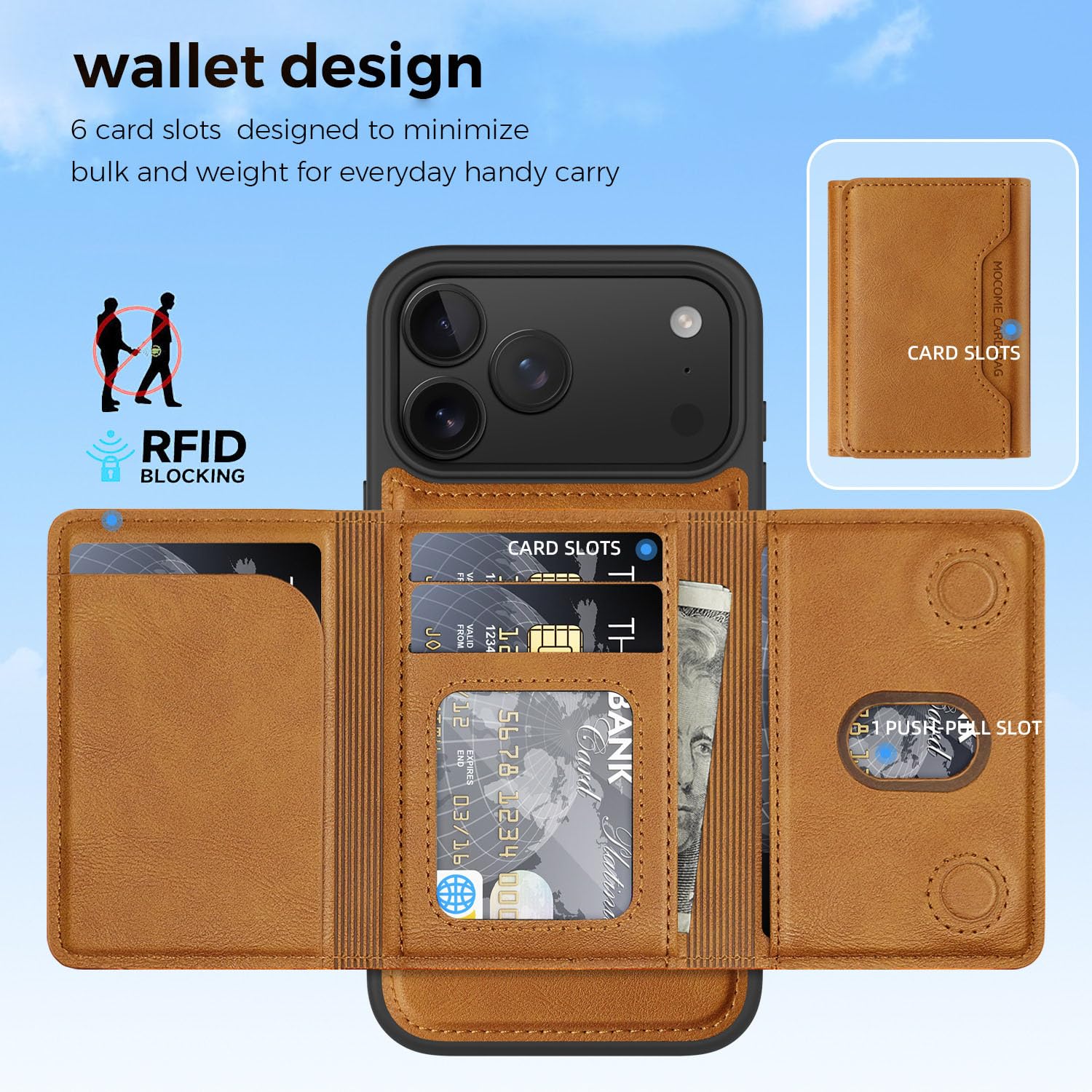 Custodia Moda Per iPhone 17 Pro Max/17 Pro/Air/17, Portafoglio a Libro