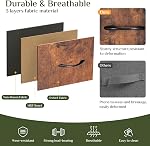 TV Stand with Fabric Drawer for 45 55 65 75 Inches TV Entertainment Center Media Console Table with Storage for Living Room Bedroom