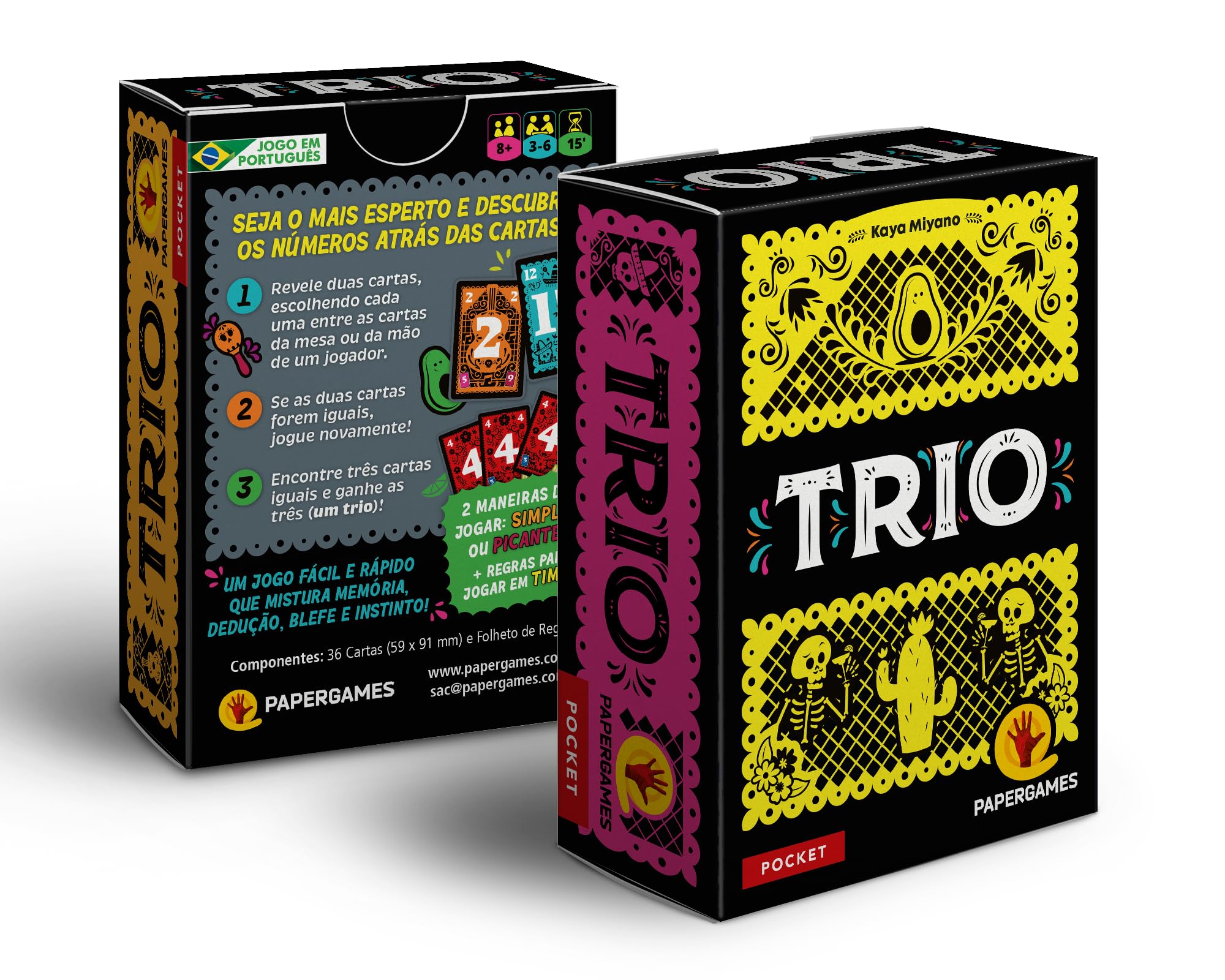 Trio (PaperGames) : Amazon.com.br: Brinquedos e Jogos