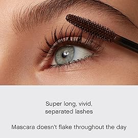Vivienne Sab Cabaret Premiere Brown Mascara, Volume and Length, Defining, Curling, No Flaking, No Clumping, Smudge Proof, Washable, Cruelty-Free, Made in Europe, (05 Brown), 0.3 Fl Oz, 1 Pack