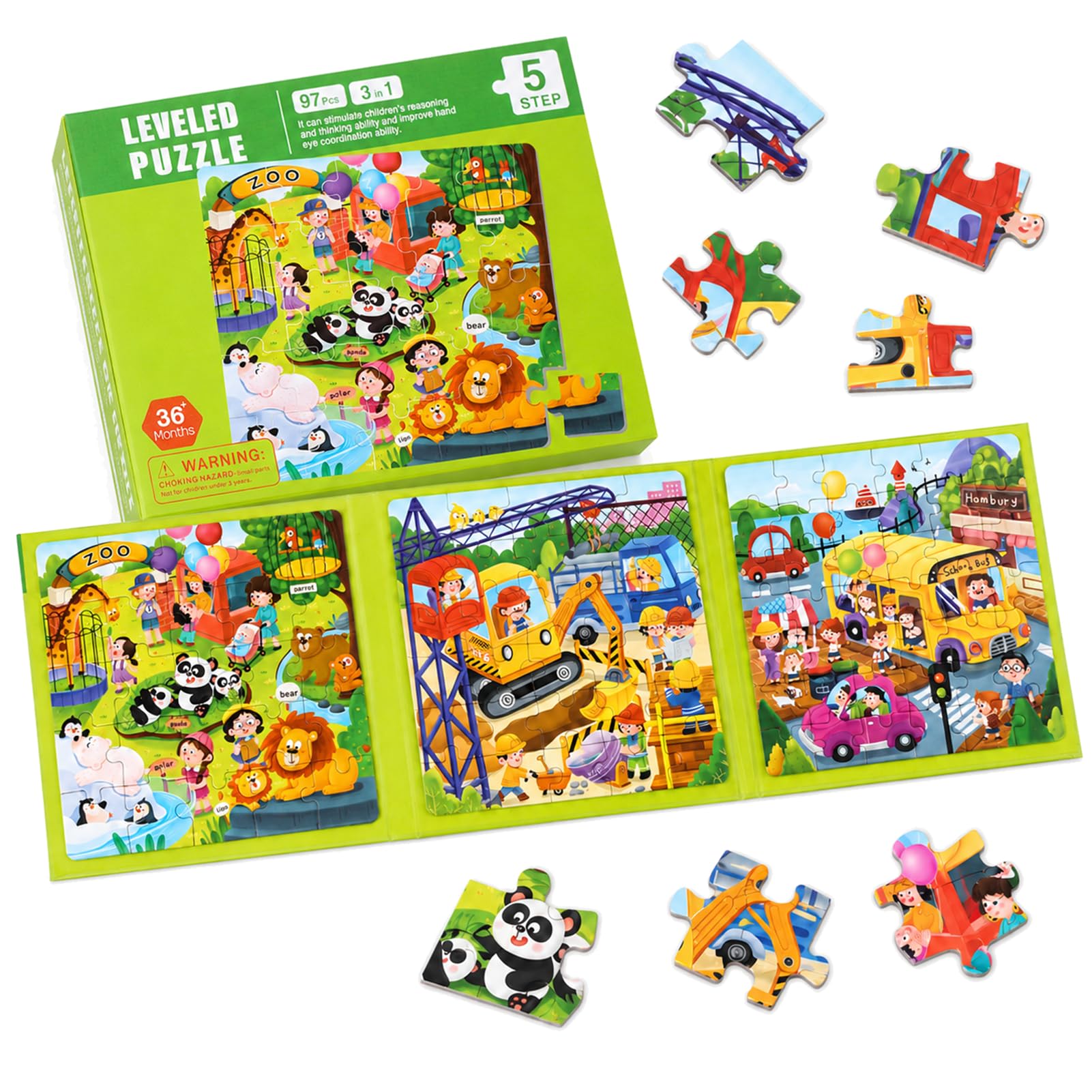 Magnetyczne puzzle 25-30-42 elementów, puzzle dla dzieci od 3 do 6 lat, aktywność w samolocie dla małych dzieci, edukacyjna zabawka podróżna, prezent magnetyczny, gra edukacyjna do wspierania
