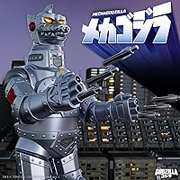 Vista 5 de Super7 Toho Super Shogun Mechagodzilla (metálico) - Figura de acción de Toho Godzilla de 20 pulgadas, coleccionables de películas clásicas