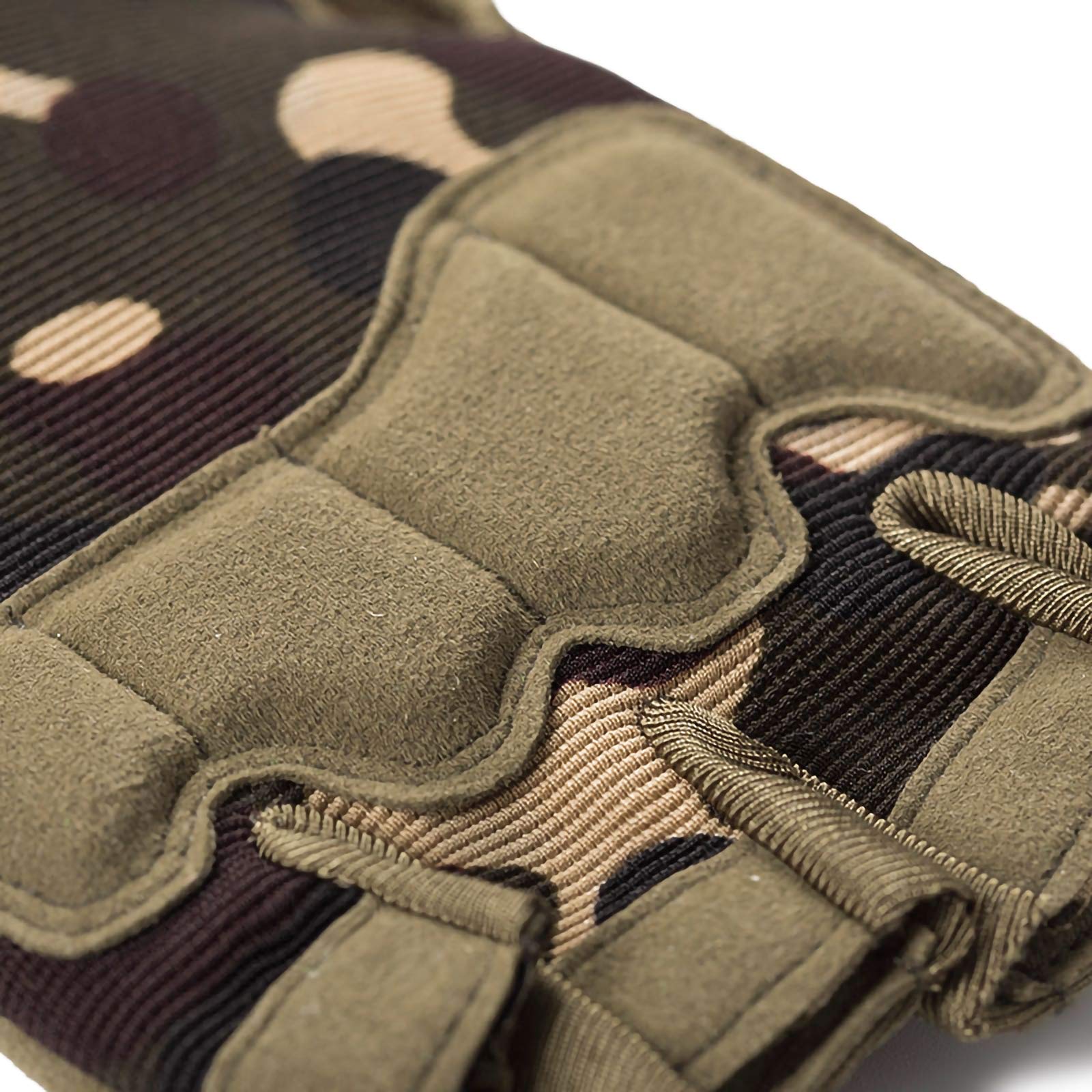 Guantes Tácticos De Medio Dedo Hombres Mujeres Guantes Antideslizantes Sin Dedos para Deportes Al Aire Libre Ciclismo Motocicleta Senderismo Escalada Camping Caza Correr,Jungle Camouflage,XL