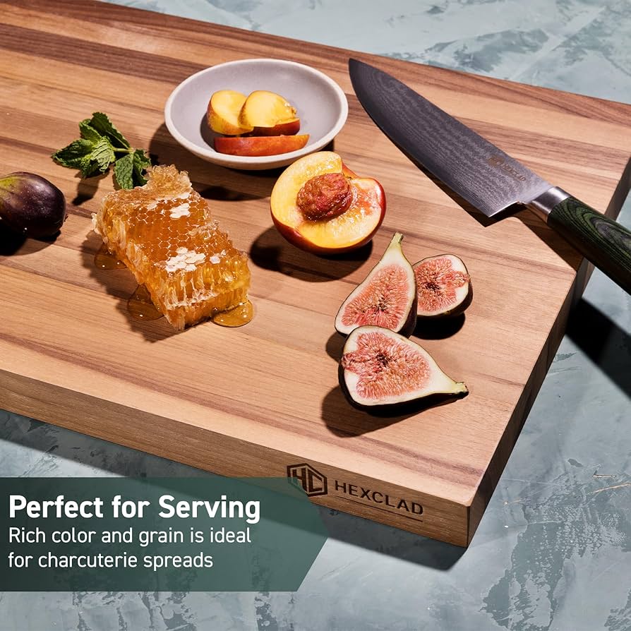 カッティングボード Amazon | HexClad 大型ウォールナットカッティングボード