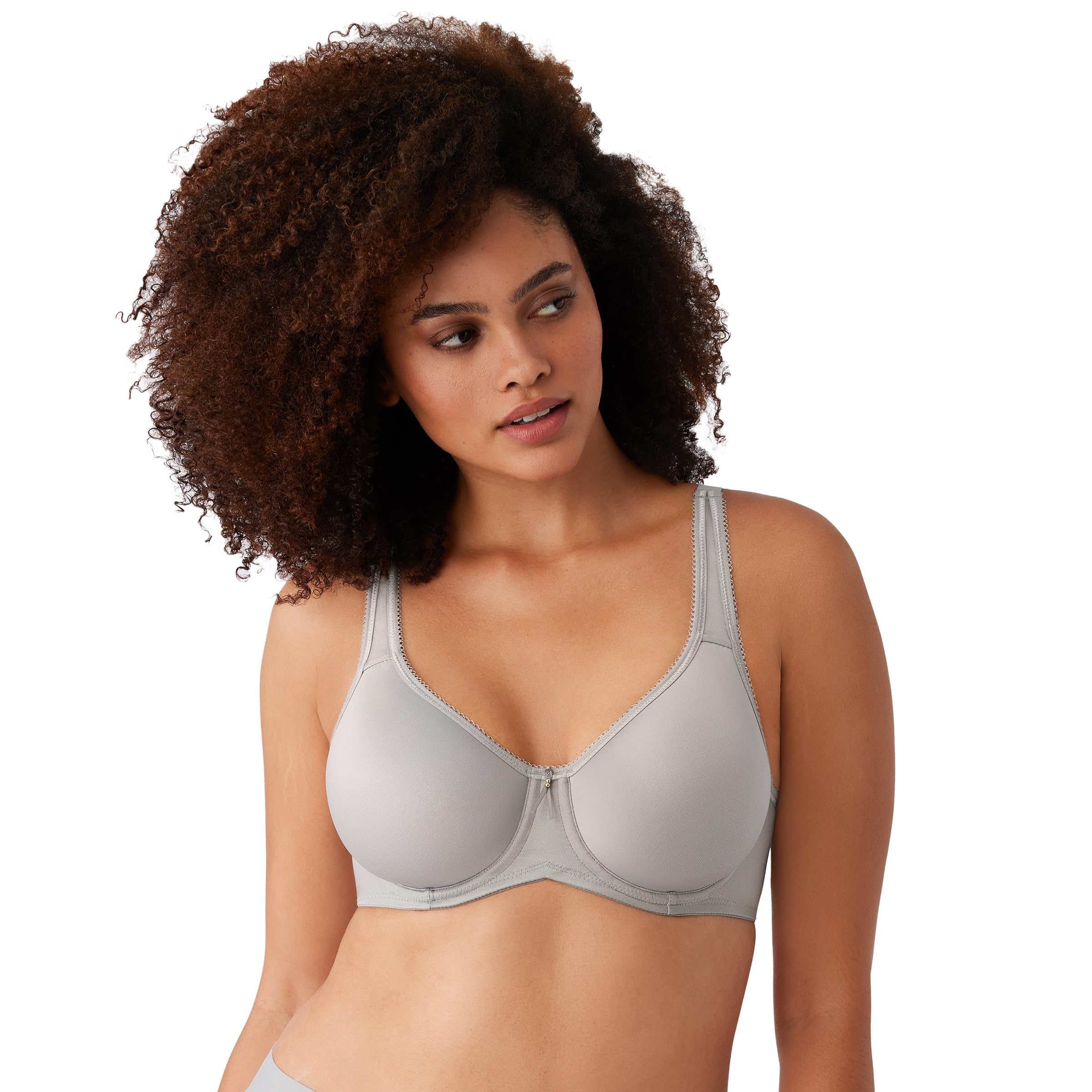 Wacoal Women's Basic Beauty Lightly Padded Underwire Full Coverage T-Shirt Bra, 853192
