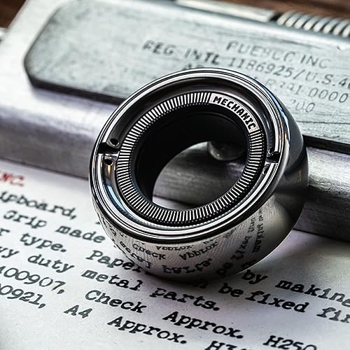 Miniatura 5 de WANERSEN Mecánico Paragraph Spinners Anillo Fidget EDC Anillos Palanca Magnético Juguete Descompresión de Dedos, Cobre Modelo C