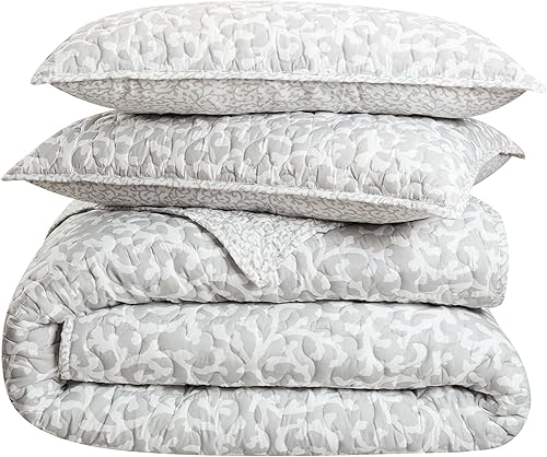 Miniatura 4 de Waverly Traditions - Juego de ropa de cama de 3 piezas con diseño de silueta Savoy vintage, juego de cama Queen con 2 fundas de almohada y edredón,