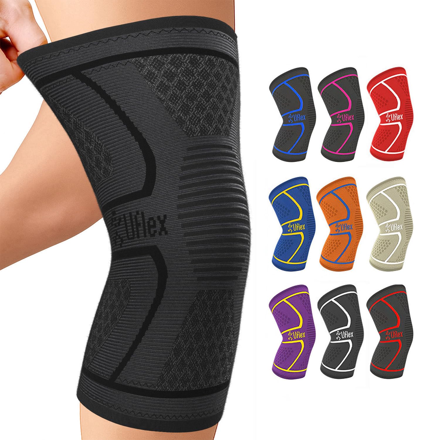 UFlex Athletics Knee Compression Sleeve