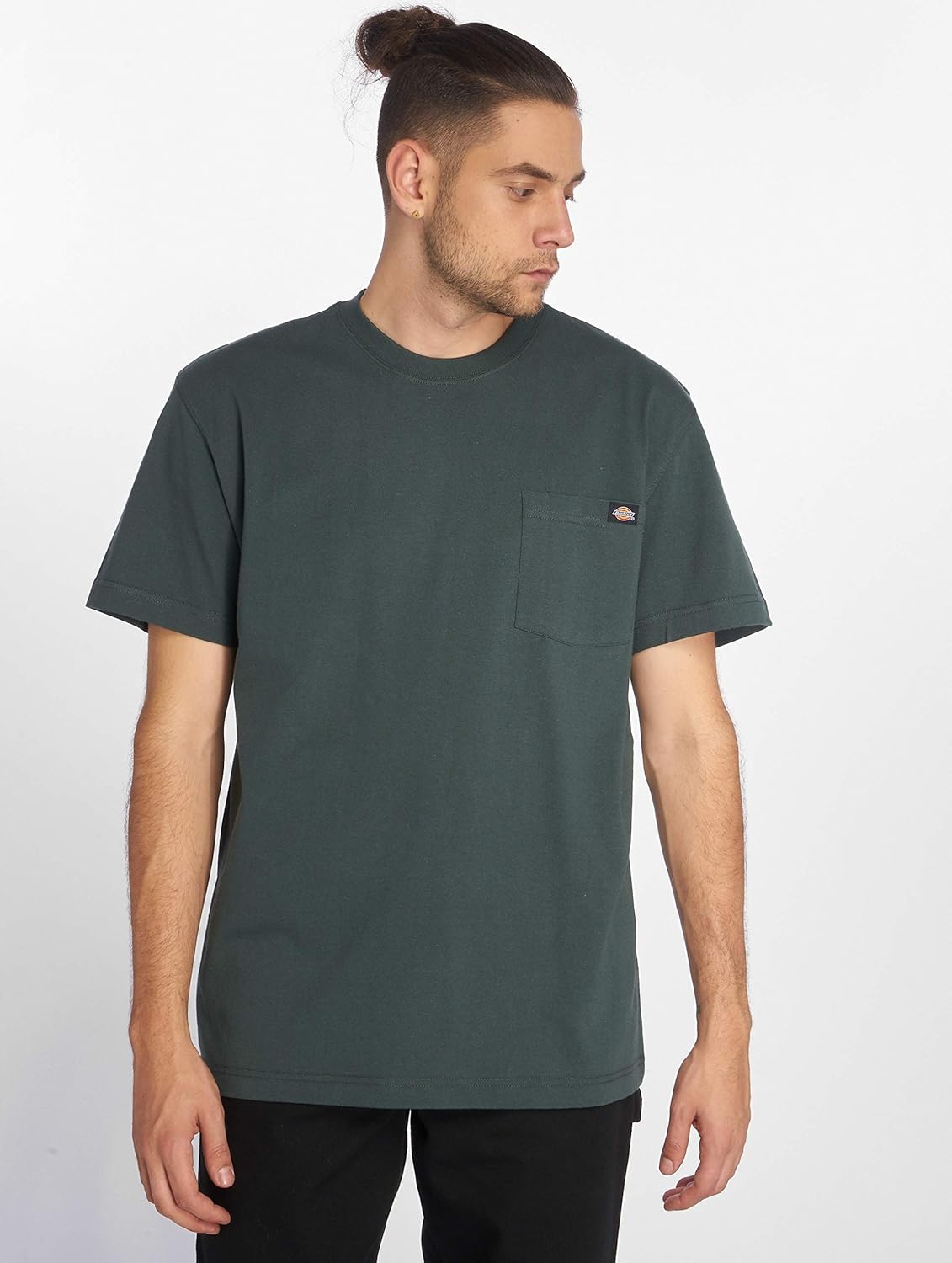 Dickies Men's Heavyweight Crew Neck Short Sleeve Tee XX-Large Hunter Green