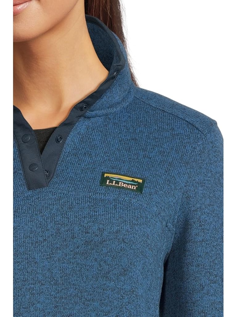 Blue L.L.Bean Sweater Fleece Pullover