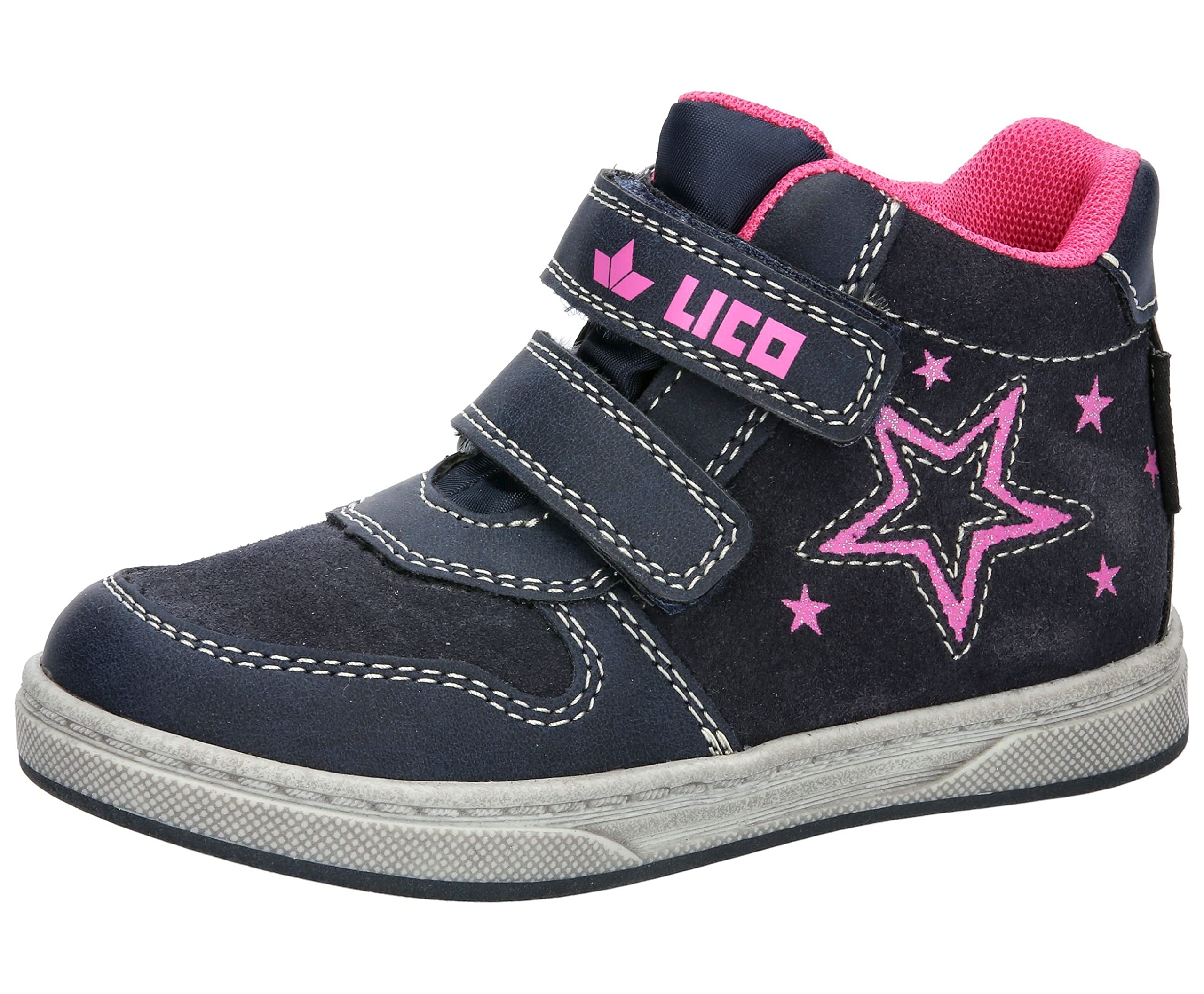 Lico Girls' Zarina V Snow Boots, Navy Pink, 10.5 UK Child