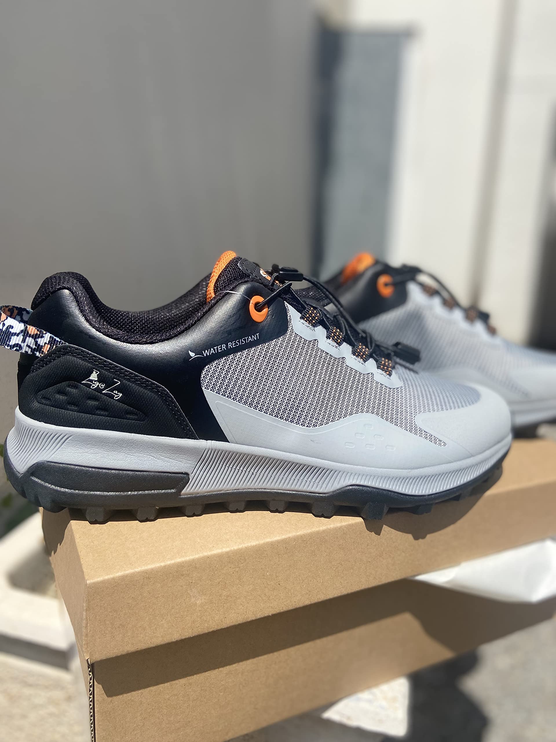 KGS Buty trekkingowe/wspinaczkowe H/F - antypoślizgowe wodoodporne buty do biegania - Komfort i trwałość - niebieskie, Szary, 42 EU