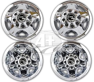 17" ABS Chrome Plated Wheel Simulator Set for 2008-2010 Chevy GMC Silverado 3500