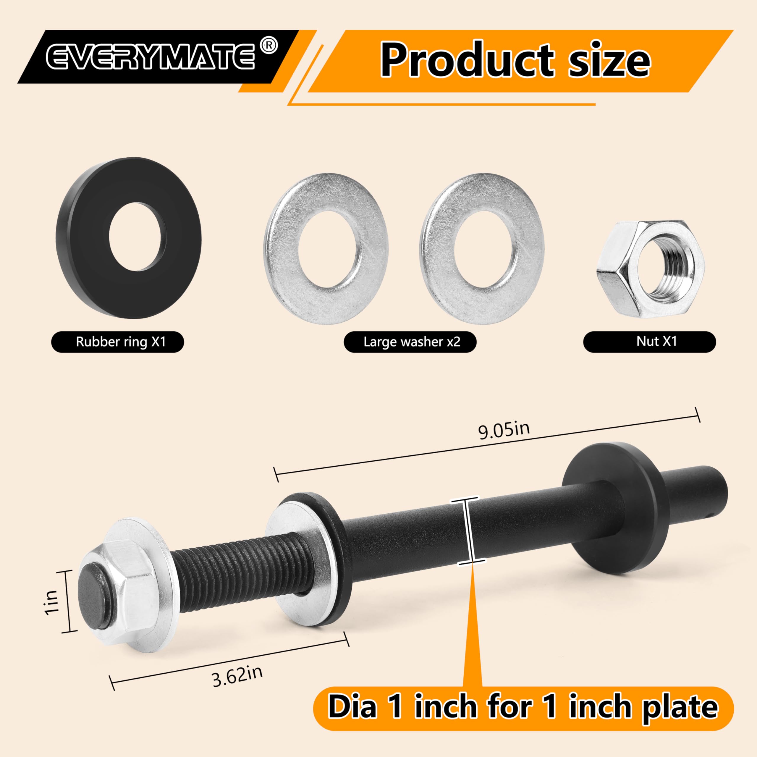 EVERYMATE Estante de almacenamiento para placas de peso, soporte olímpico para discos de peso, almacenamiento de placas de parachoques, organizador de gimnasio en casa