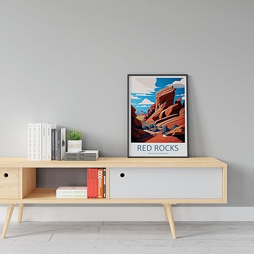 Miniatura 4 de Parque de rocas rojas Parque y Anfiteatro Impresión de Viaje Arte de Pared de Rocas Rojas Parque Colgante de Pared Decoración del Hogar Rocas Rojas