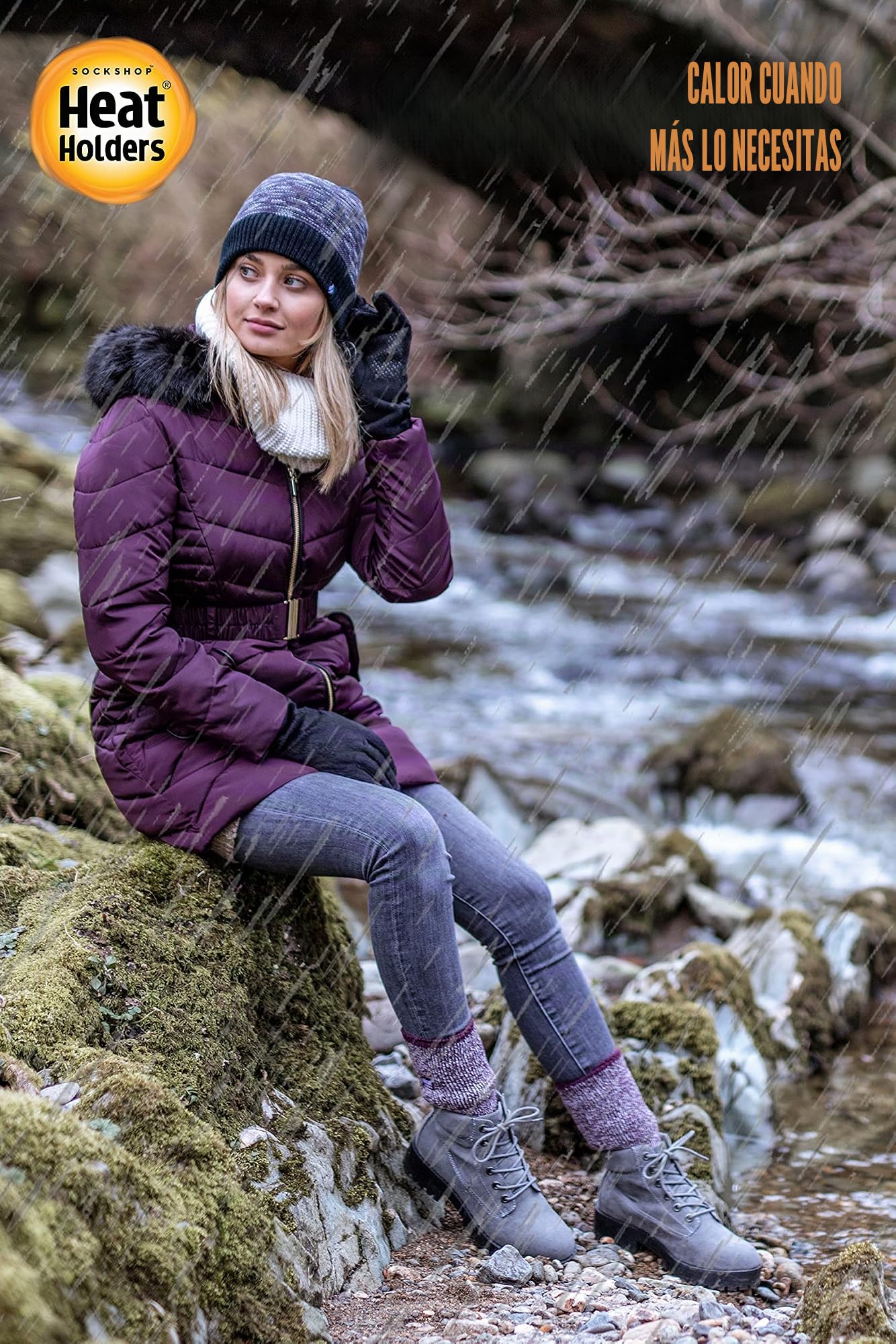 HEAT HOLDERS Ultra Lite - Paquete múltiple de 4 pares de calcetines térmicos para mujer, calcetines ultra delgados y cálidos para calcetines de vestir en invierno