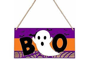 Halloween Wooden Hanging Sign