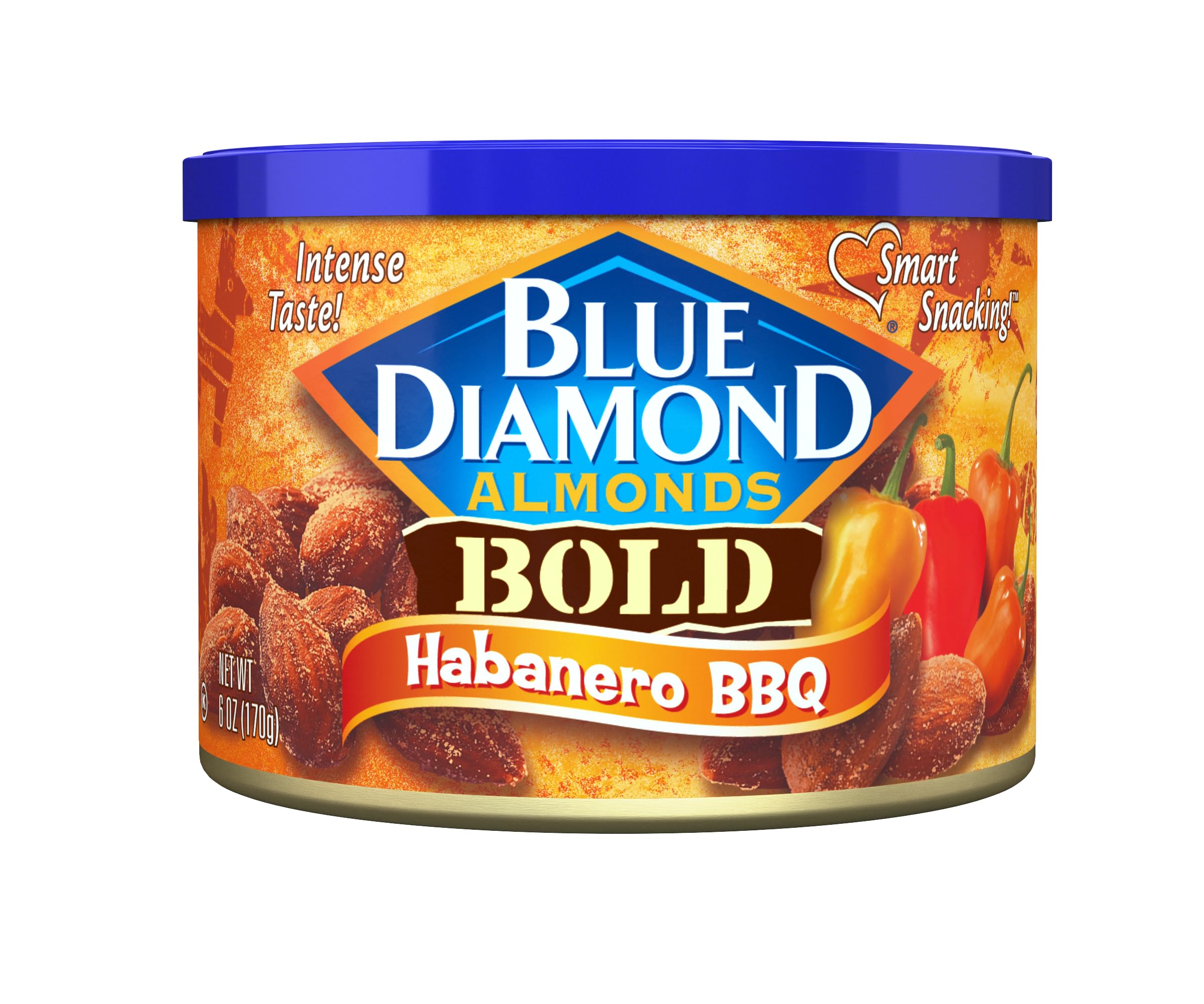 Blue Diamond Bold Almonds Habanero BBQ 6 Oz - 2 Pack