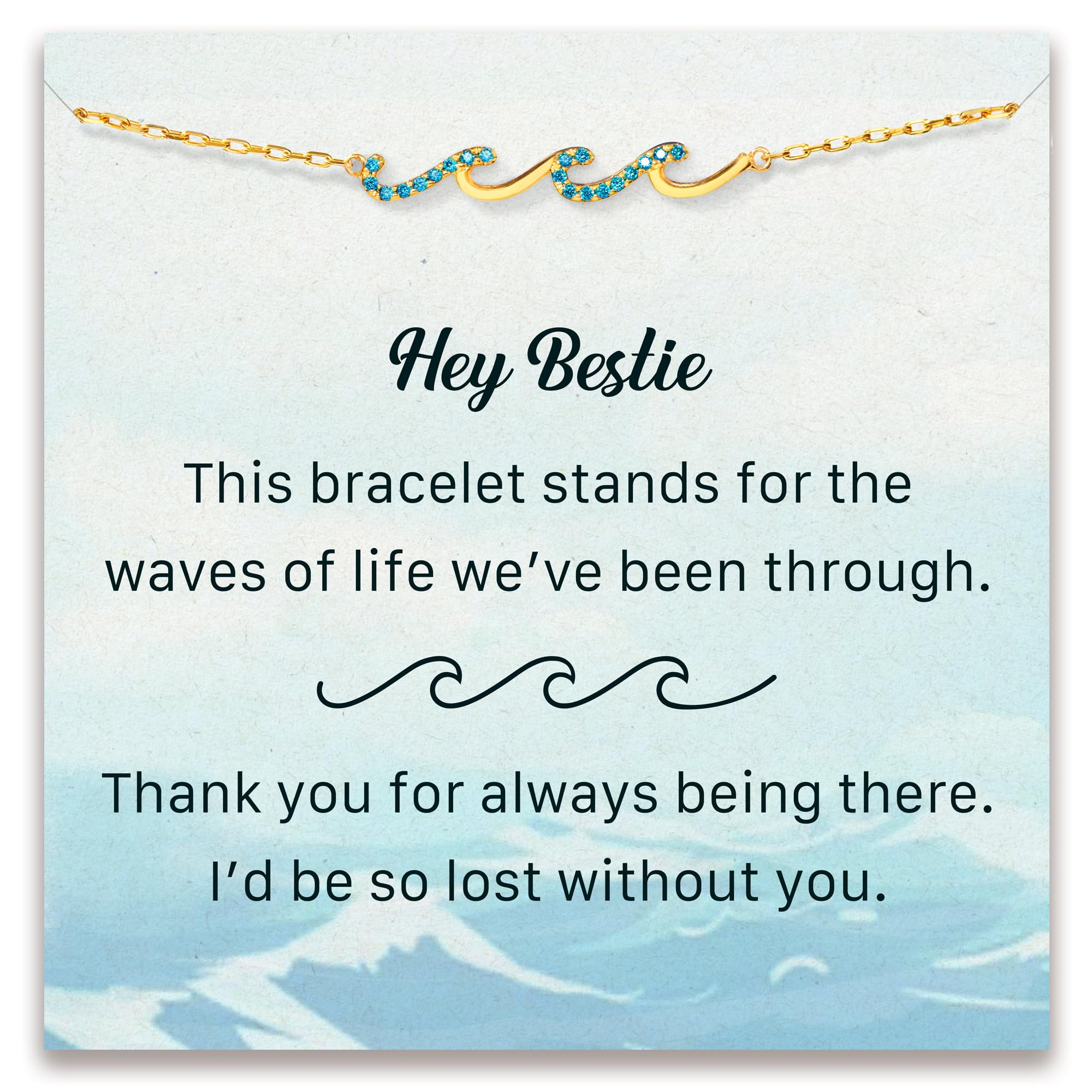 STORYJEWELLERY Friend Gifts for Women, Friendship Bracelets, Friend Birthday Valentines Day Gifts for Women, Bestie Bracelets, BFF Gift, Jewelry for