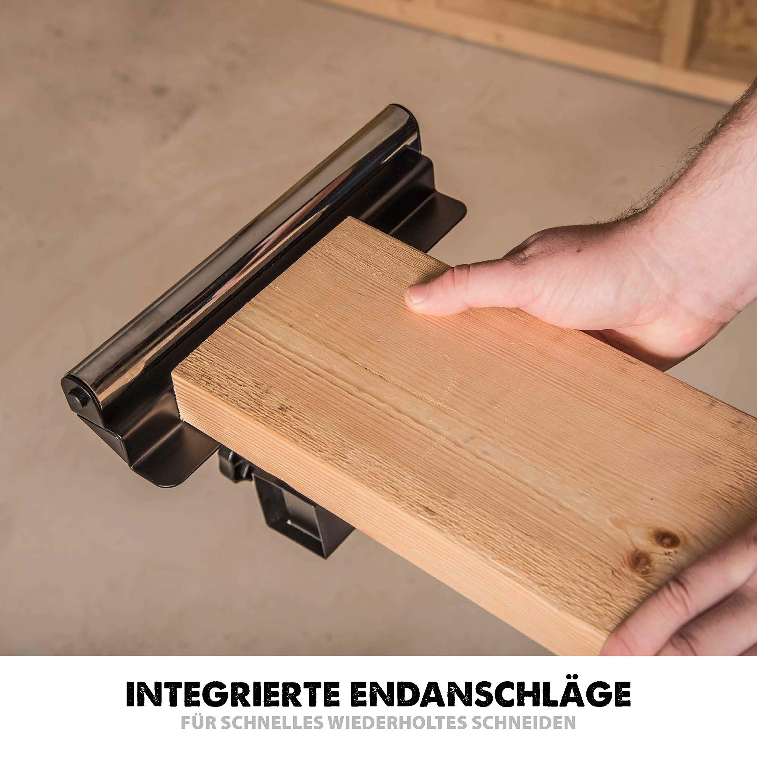 Evolution Arbeitstisch Untergestell für Gehrungssägen Elektrowerkzeuge - Universell passend für Evolution, Einhell, Metabo, Makita, DeWalt, Bosch - Kompakter klappbarer Ständer mit ausziehbaren Armen