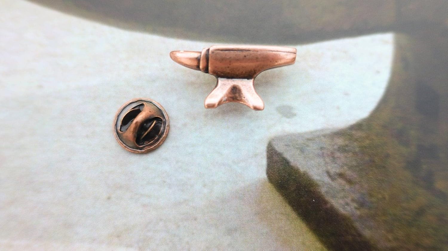 Jim Clift Design Anvil Copper Lapel Pin - Image 6