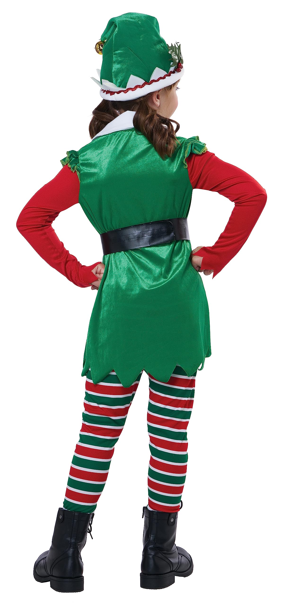 Déguisement elfe de Noël luxe fille Jadeo