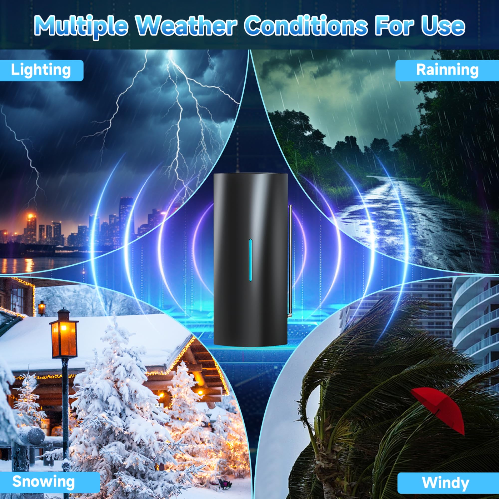 Antena de TV para interiores de más de 5000 millas, antena digital para Smart TV interior, antena HD para canales locales con amplificador de señal, soporta 4K 1080P todos los televisores, 40 pies