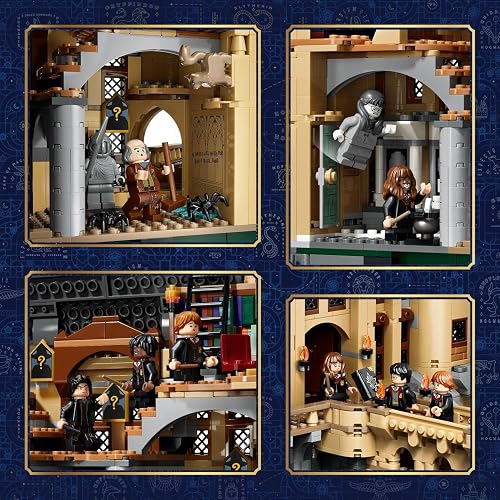 LEGO Harry Potter Hogwarts Castle: East Wing Toy - Miniature Model Kit w/ 13 Minifigures & Collectible Patronus - Kids' Room Decor - Gift Idea for 10+ Year Old Girls, Boys & Fans - 76473 - 4