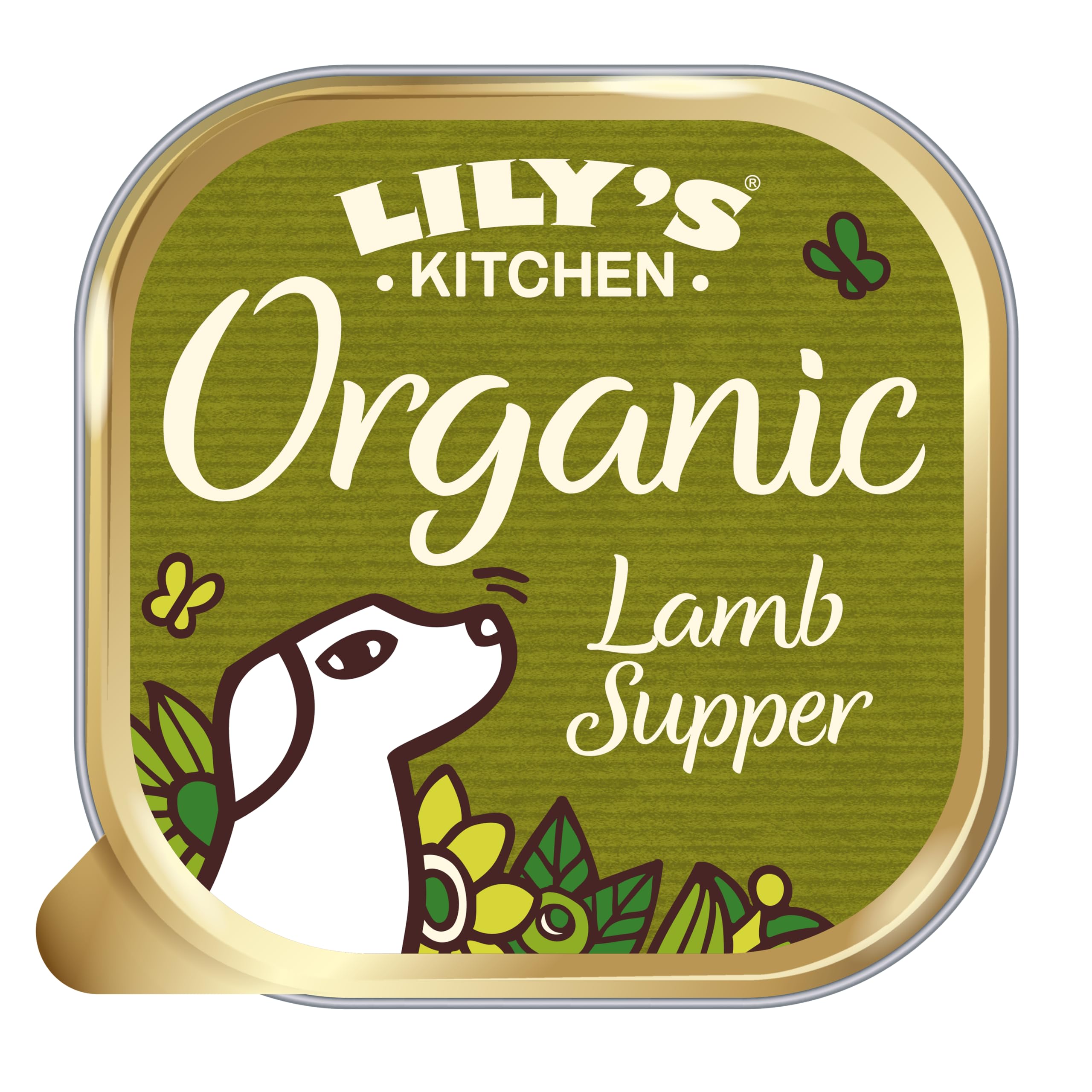 Lily's Kitchen Mit natürlichen Zutaten hergestellt Nassfutter für ausgewachsene Hunde Hundefutter Schale Bio- Lamm 11 x 150g