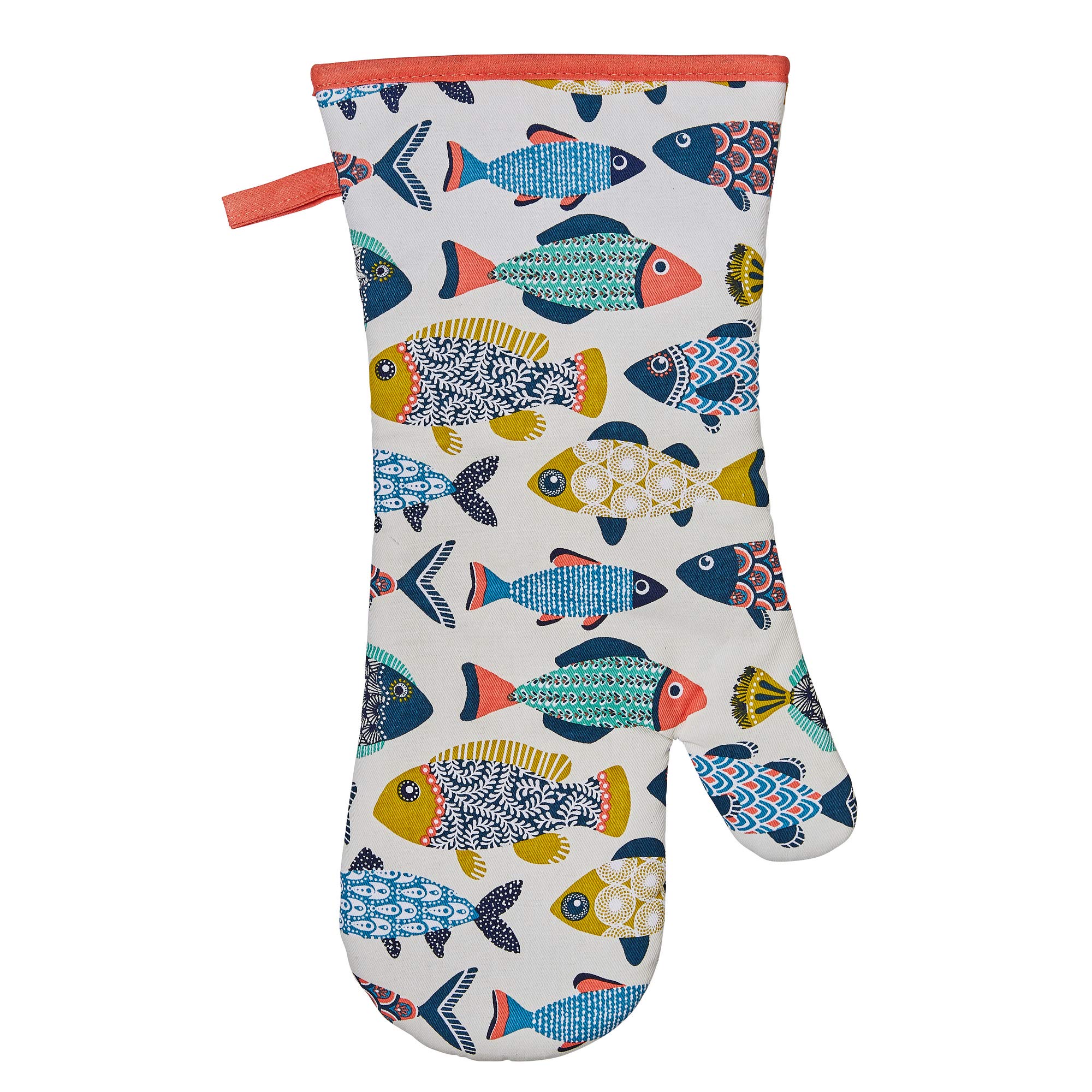Ulster Weavers Blue - Aquarium - Gauntlet Oven Glove - One Size In Multicolour