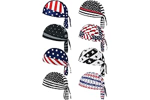 Foaincore 8-Pack Premium Quality Dew Rags: Ultimate Comfort for Men
