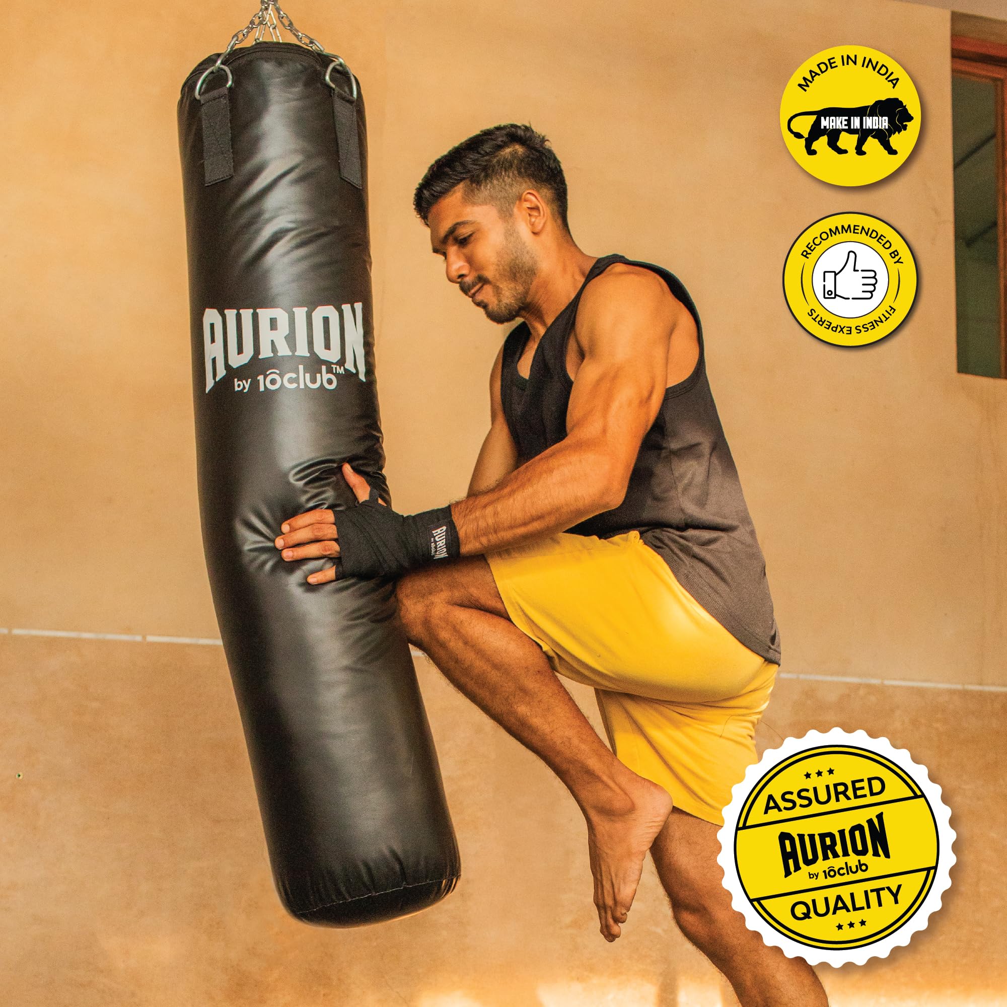 Leather Bag Aurion Boxing Bag Aurion By 10Club Filled Heavy Punch