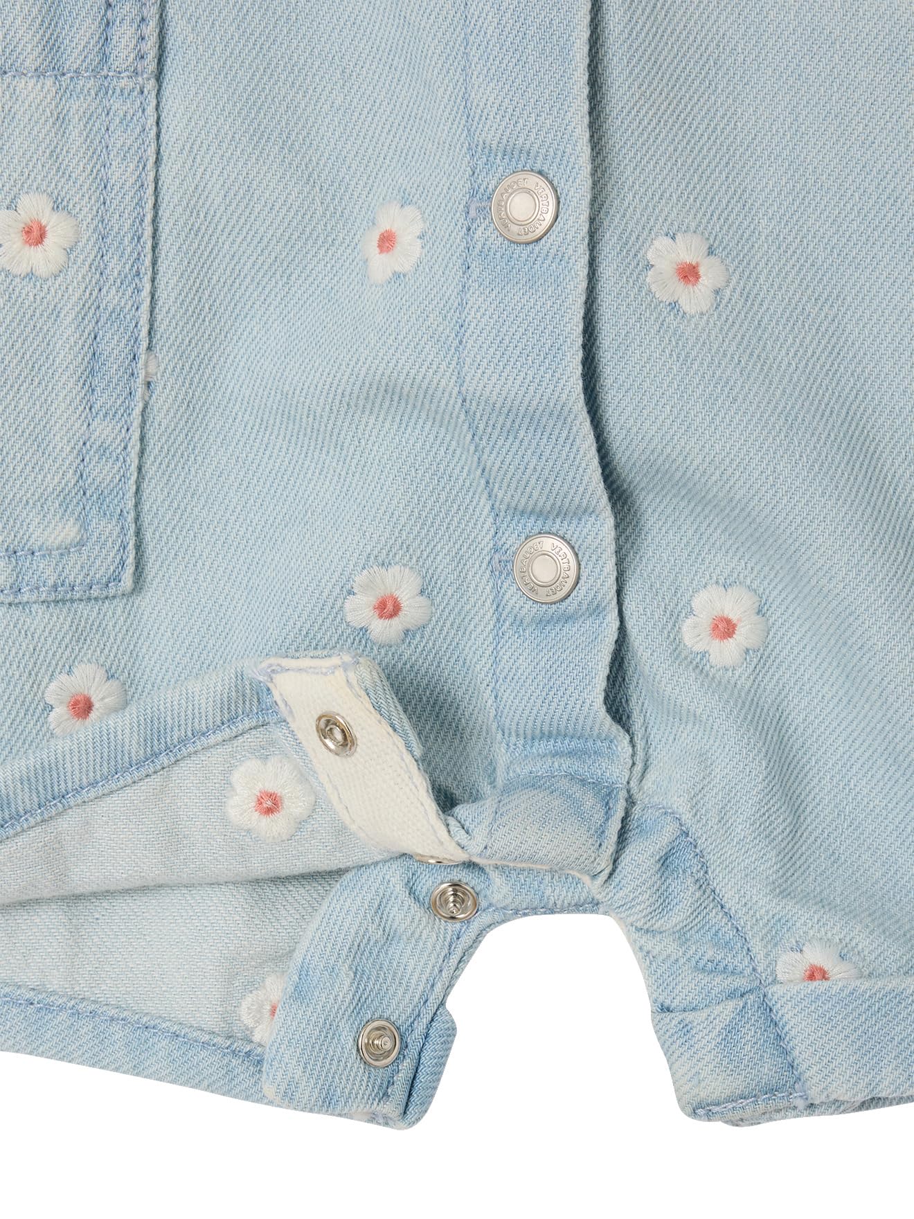 VERTBAUDET Combishort bébé fille denim