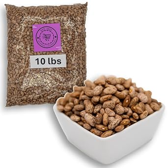 DESPENSA COLOMBIANA Dried Pinto Beans Bulk - Grown in USA - Triple Cleaned - Ideal for Cooking, 10 Lbs