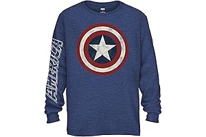 Captain America Long Sleeve Shirt: Embrace Strength and Style