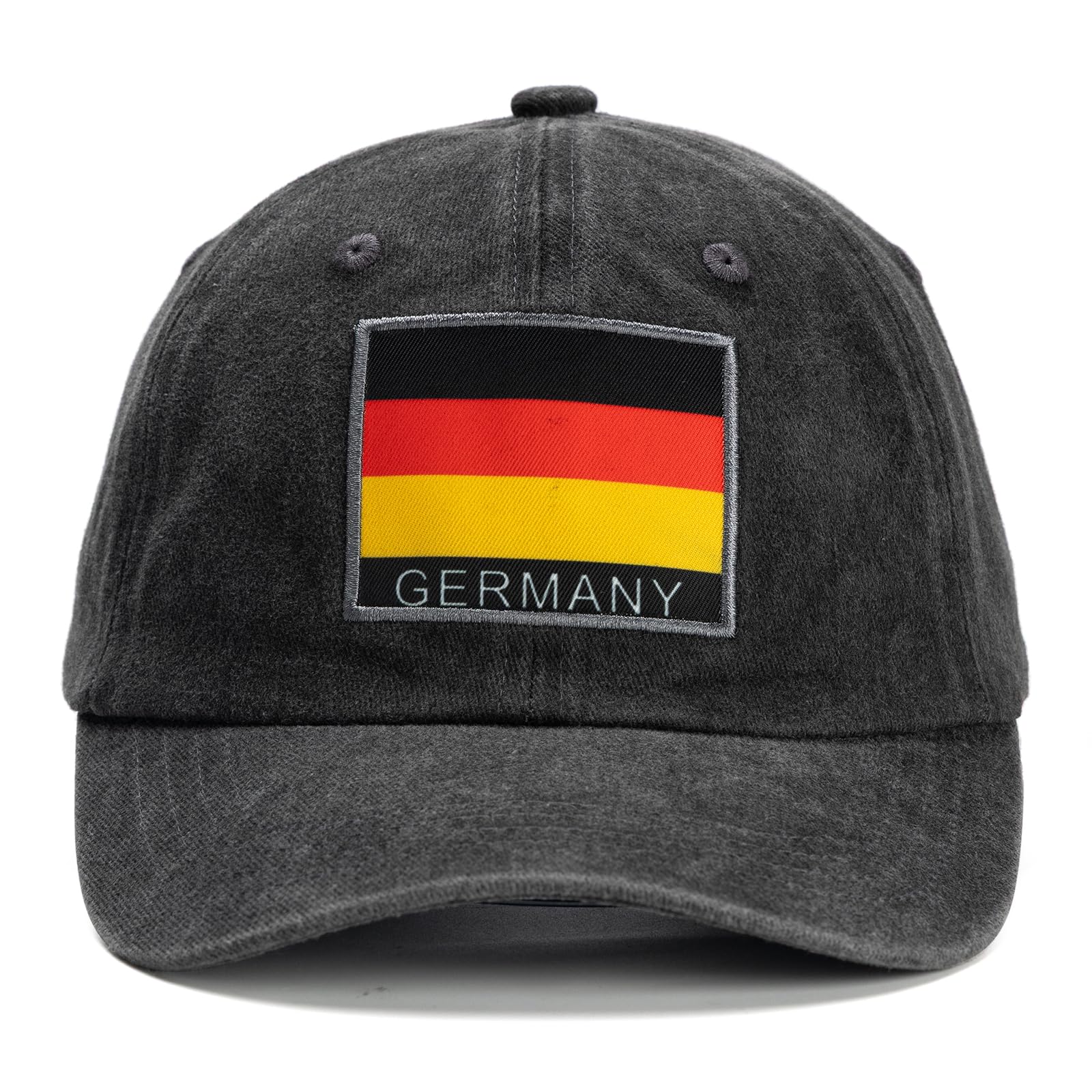 Photo 1 of 2026 World Cup Germany National Team Baseball Cap,Adjustable Flag Baseball Hat for World Cup Fan Black