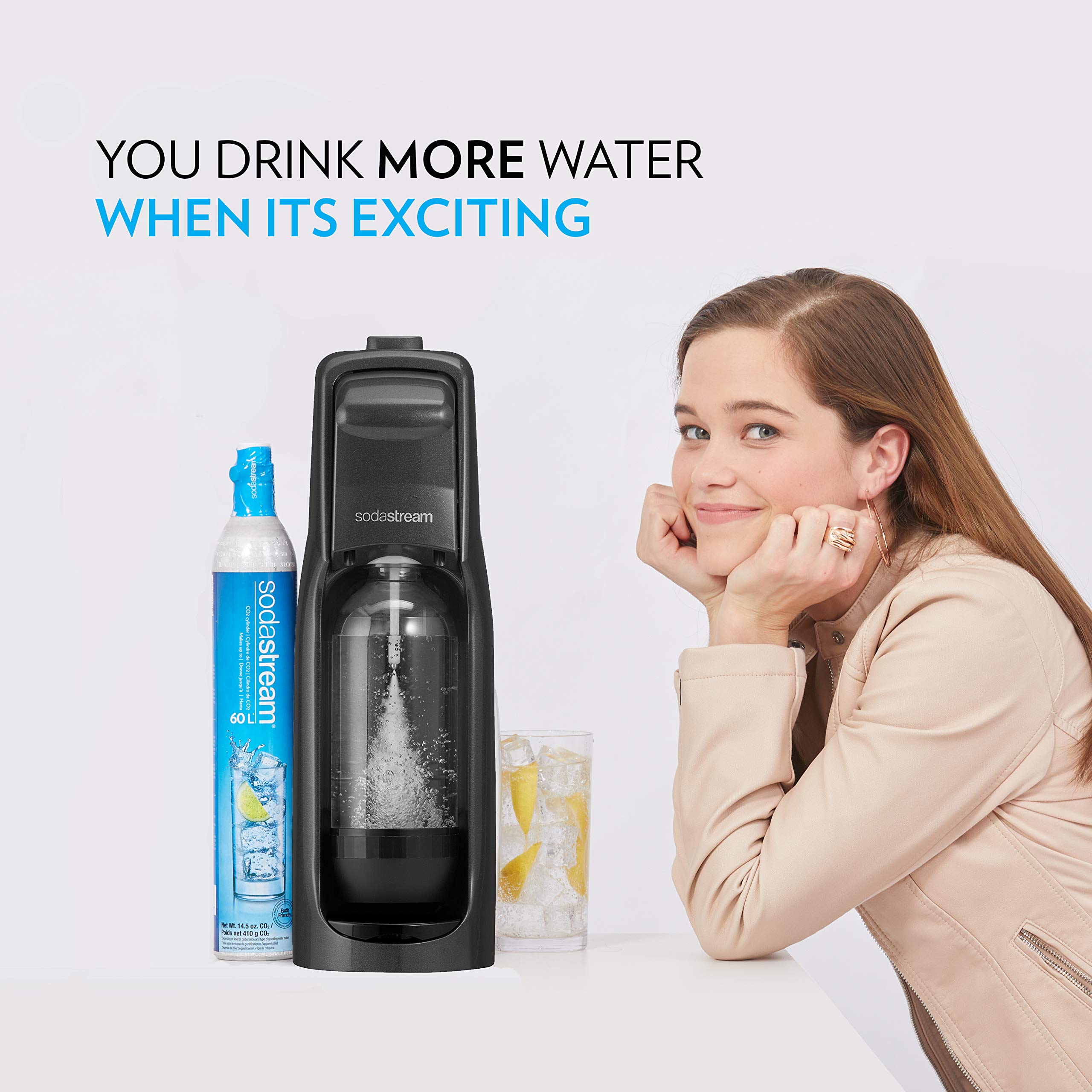 sodastream     m Amazon.com: SodaStream Fizzi Sparkling Water Maker (Black